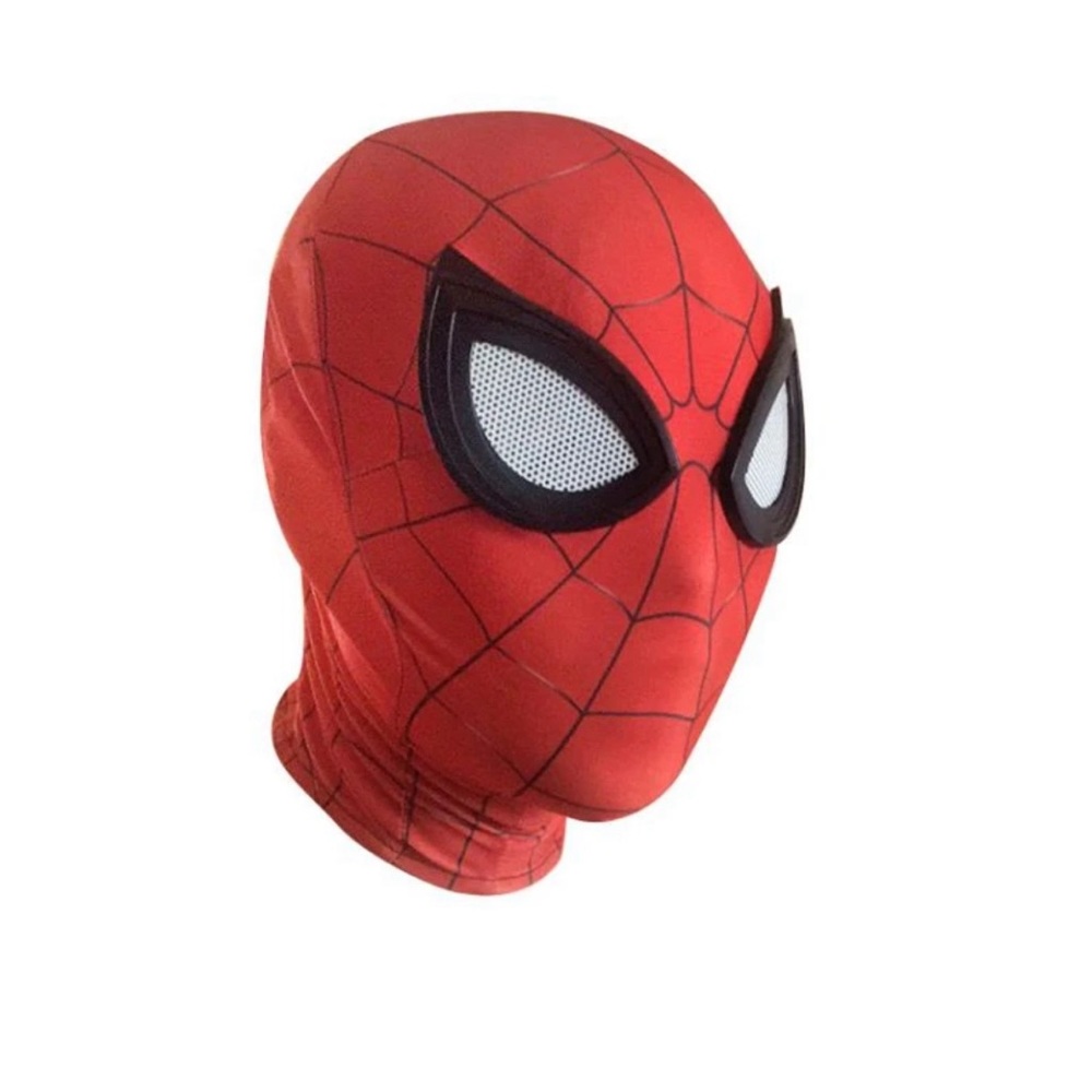 New spider man Halloween mask adults cosplay party costume dress up red black